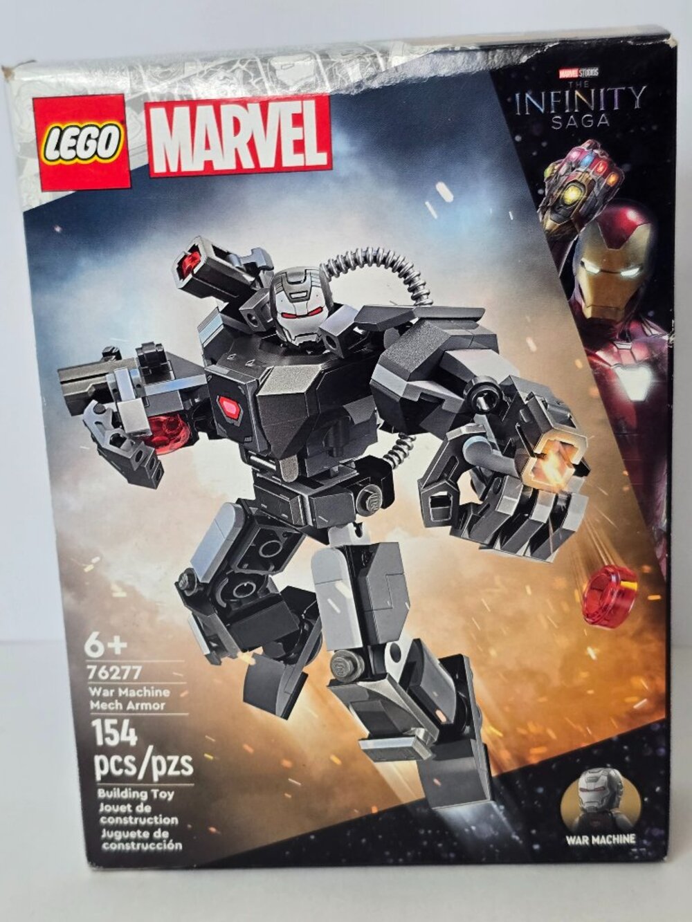 LEGO Marvel 76277 War Machine Mech Armor Complete w/ Box Minifig & Instructions